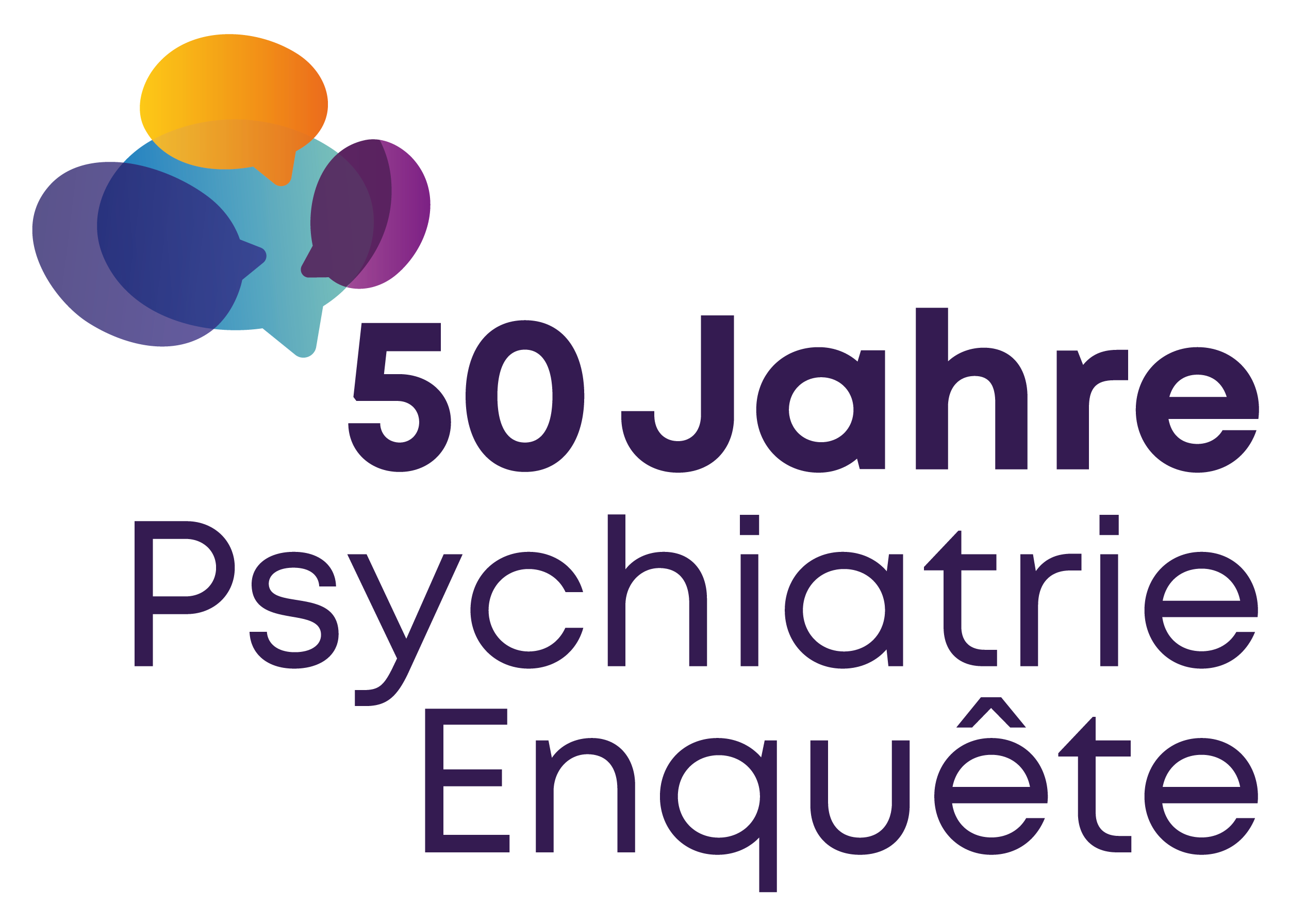 Logo 50 Jahre Psychiatrie Enquete
